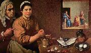 Diego Velazquez Christus im Hause von Martha und Maria Spain oil painting artist
